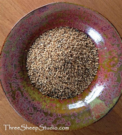 We pioneered walnut shell blasting in the 1960's with the. Three Sheep Studio: Crushed Walnut Shells...