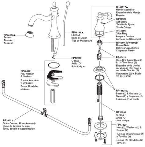 This page contains many images about moen faucet parts. PlumbingWarehouse.com - Delta Bathroom Faucet Parts For ...
