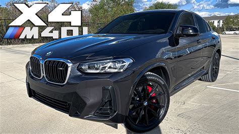 2022 Bmw X4 M40i Facelift Walkaround Review Exhaust Sound And Launch Youtube