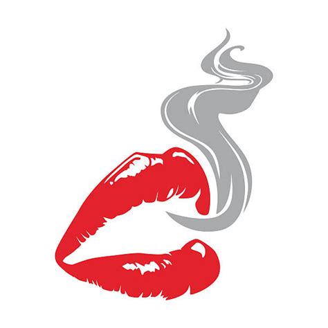 Red Lips Smoke Illustrations Royalty Free Vector Graphics And Clip Art