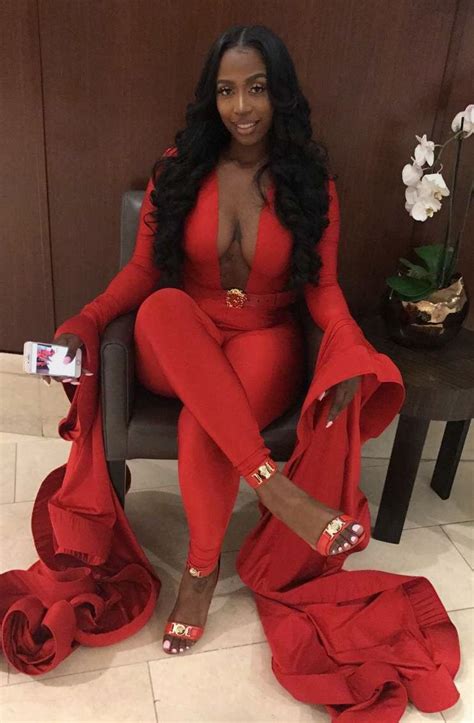 Follow Tropicm For More ️ Red Outfit Kash Doll