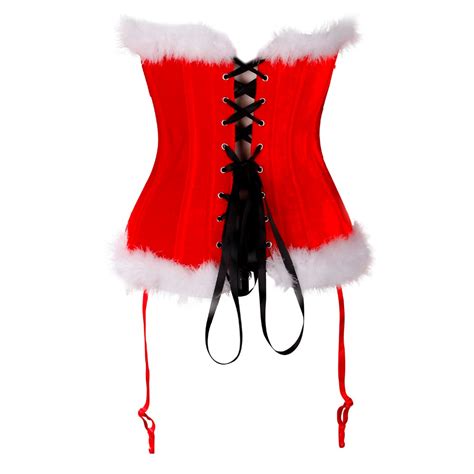 christmas sexy corsets for women miss santa bustier best xmas party less more
