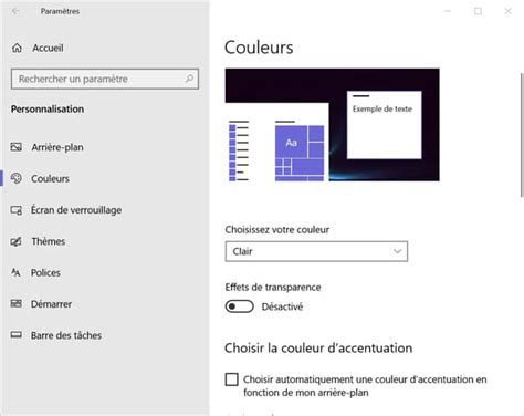 Thème Sombre De Windows 10 Comment Activer Le Dark Mode