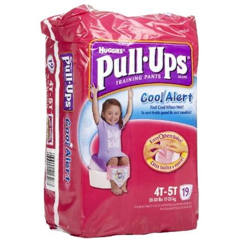 Huggies Pull Ups Cool Alert Training Pants For Girls Case Of 4 Jumbo Packs 4t 5t Girl 76 Ct