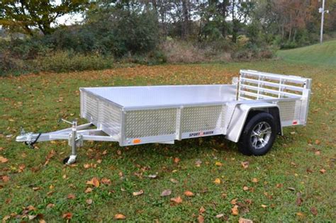 Sport Haven 6x10 Utility Trailer W Aluminum Deck And Sides Jims