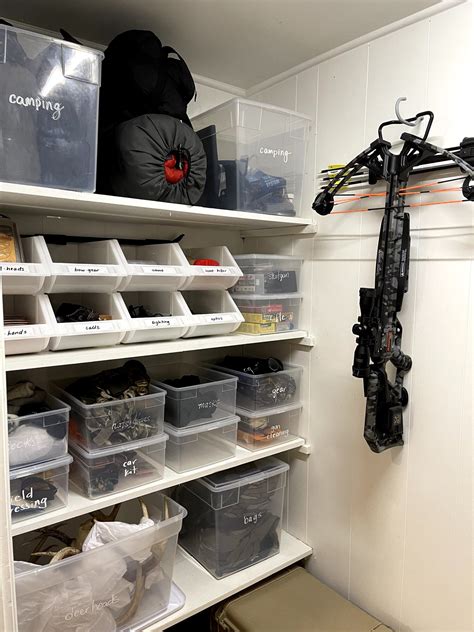 Hunting Closet Storage Ideas Hunting Gear Organization — Organize