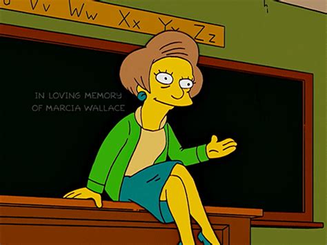 The Simpsons Say Goodbye To Mrs Krabappel With Chalkboard Gagthe Hudsucker