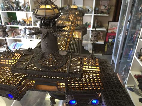 This 3d Printed Model Of The Cygnus From Disneys The Black Hole Is A