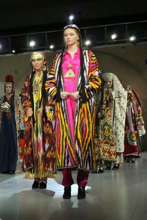 Local Style Traditional Costume Of The Republics Of Central Asia