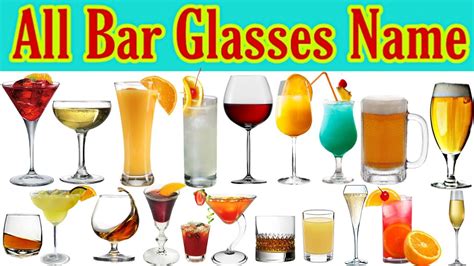 Types Of Bar Glasses