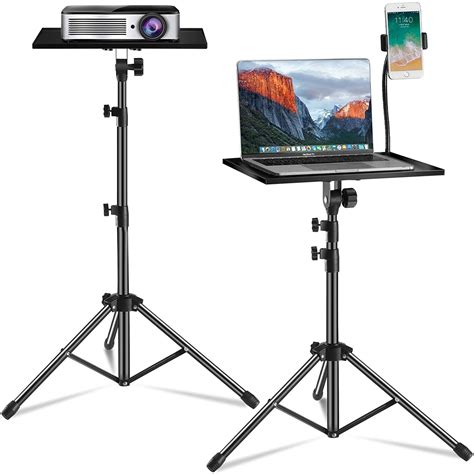 Laptop Tripod, Laptop Floor Stand Adjustable Height 17.7 to 47.2 Inch ...