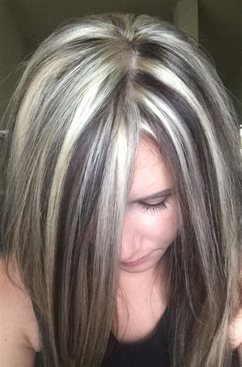 Highlights And Lowlights Blending Gray Hair Hair Highlights And
