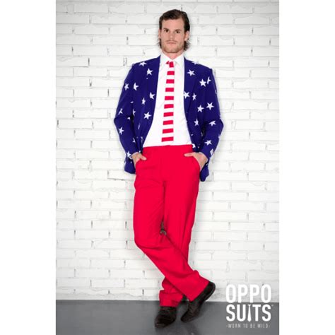 Stars And Stripes 3pc Opposuit 52 In 2021 Stripe Suit Stylish