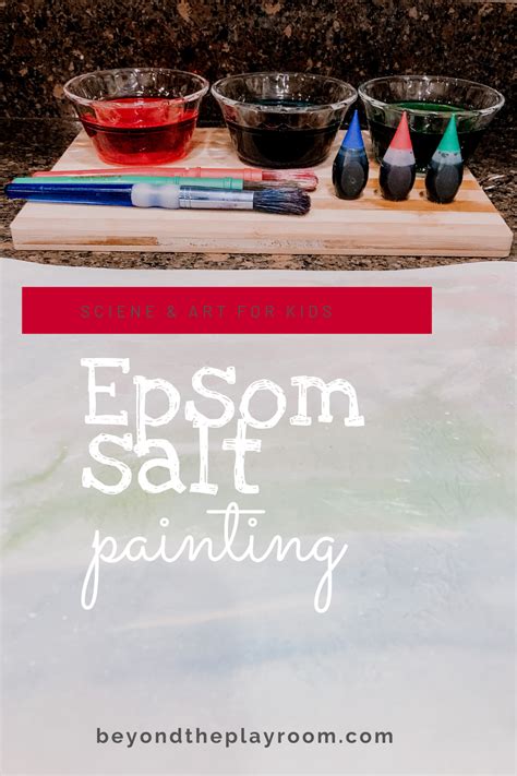 Epsom Salt Painting Salt Painting Salt Art Projects Salt Art
