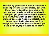 Rebuilding Your Credit Score Photos