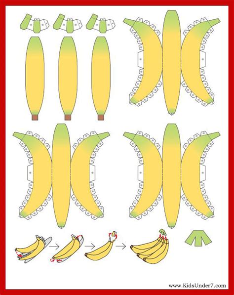 How To Make A Banana With Paper Banana Poster