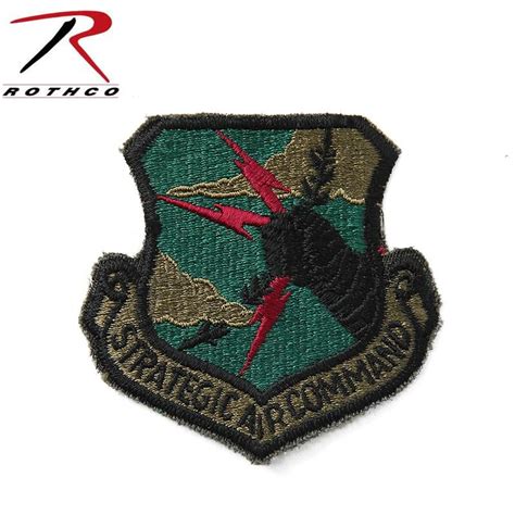 Strategic Air Command Patch Subdued Made In Usa Military Uniform 72104