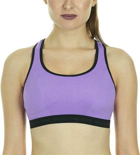 Shock Absorber Criss Cross Ladies Purple Sports Bra Size 38c V999purpblk38c Ebay