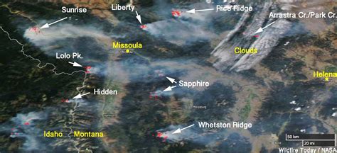 Fires In Western Montana Still Very Active Wildfire Today