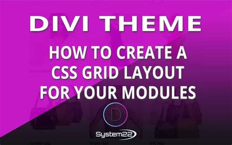 Divi 4 How To Create A Css Grid Layout For Your Modules Dieno Digital