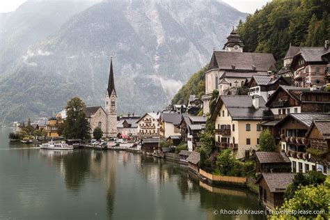 Hallstatt Austria A Picturesque Lakeside Alpine Village European