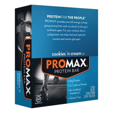 Promax Cookies N Cream High Protein Bars 12 Ct 264 Oz Pick ‘n Save