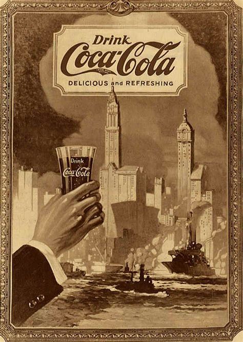 100 affiches Coca Cola à l ancienne Wisibility História da coca