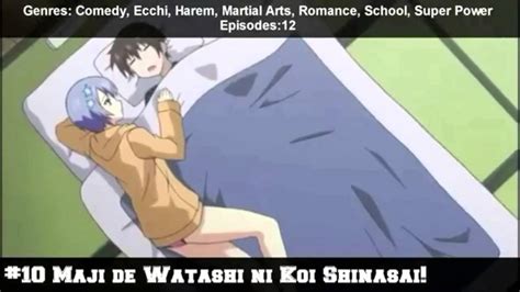 Top 10 Ecchi Harem Comedy Romance Anime YouTube