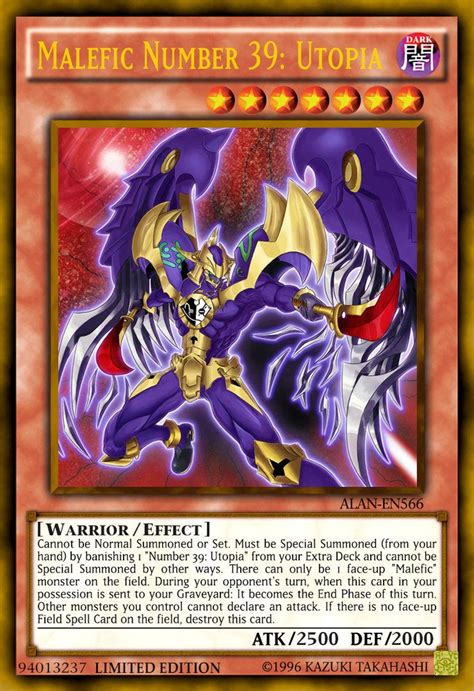 Malefic Number 39 Utopia By Alanmac95 Custom Yugioh Cards Yugioh Dragon Cards Yugioh Dragons