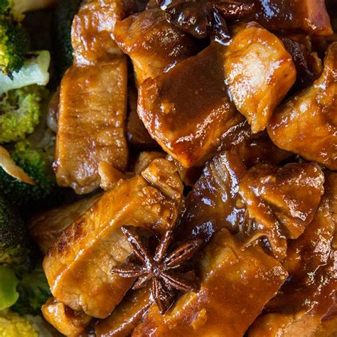 Recipe Sticky Hoisin Pork Recipe With Sesame Broccoli Olivado