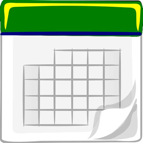 Green Calendar Clip Art At Vector Clip Art Online Royalty