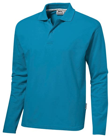 Mens Long Sleeve Zenith Golf Shirt Slaz 3200 Aq