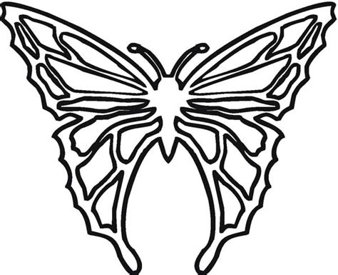 Cool Butterfly Illustration In Contemporary Style Coloring