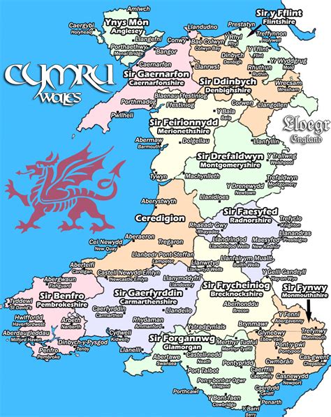 Mark Rees On In 2019 Wales Map Welsh Map Welsh