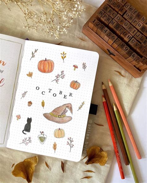 October Bullet Journal Cover Ideas 2024 Update Anjahome