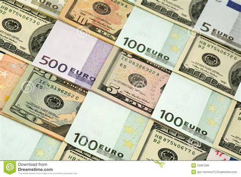 How much is 10 us dollar to nigerian naira? Euro And Dollars Royalty Free Stock Images - Image: 12267299