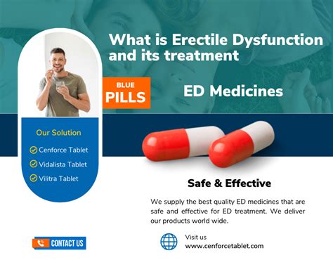 What Is Erectile Dysfunction And Its Treatment Cenforce Tablet