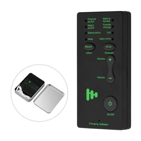 M1 Mini Portable Sound Effects Machine Voice Changer Device Audio Card