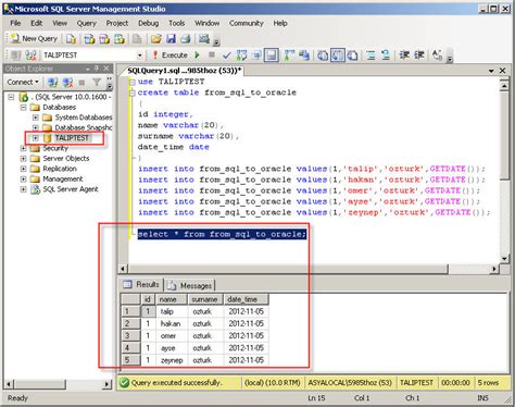 Migration From Sql Server To Oracle Using Sql Developer Talip Hakan