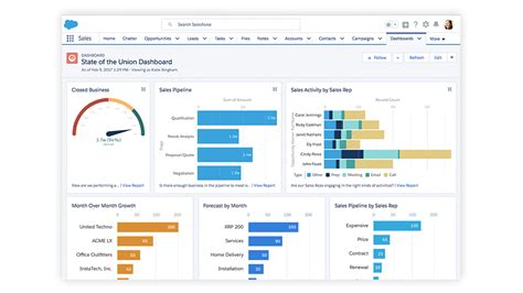 Top 15 Best Salesforce Dashboard Examples Match My Email