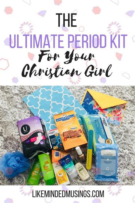 Your Daughter Has Her First Period Heres Help Mom The Ultimate Period Kit For Your Christian