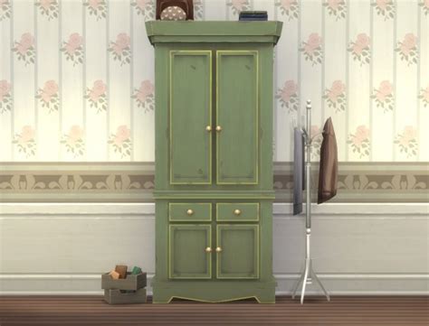 Country Armoire By Plasticbox At Mod The Sims Sims 4 Updates