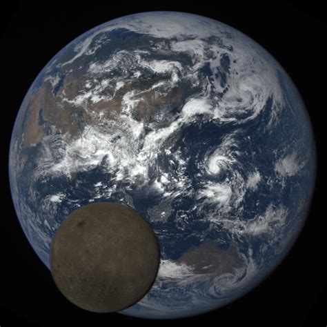 Photobomb Satellite Catches Moon Crossing Earths Face Video Space