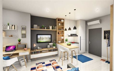 gambar desain ruang tamu apartemen minimalis istimewa banget