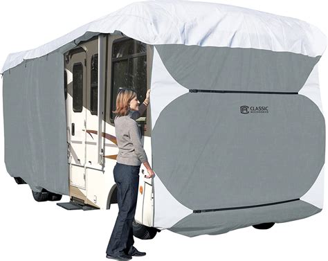 Classic Accessories Polypro Iii Deluxe Class A Grey Rv Cover 33 37