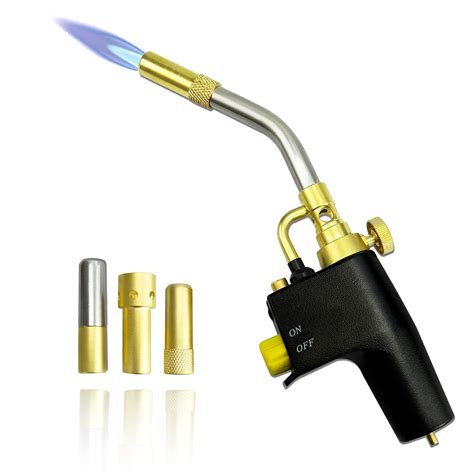 Buy Propane P Torch With 3 Nozzles Swirl Flame Tip For All Soldering