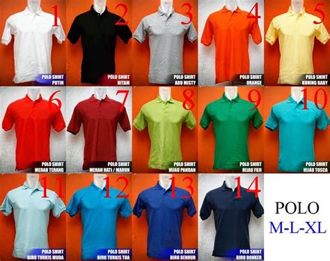 Polo Shirt Kaos Kerah Cowokcewek Banyak Pilihan Warna Welcome Di Toko Cendol
