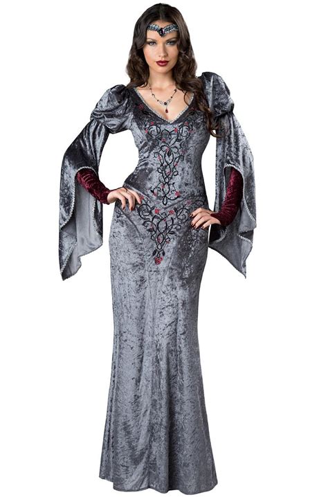 Dark Medieval Maiden Renaissance Women Adult Costume Ebay