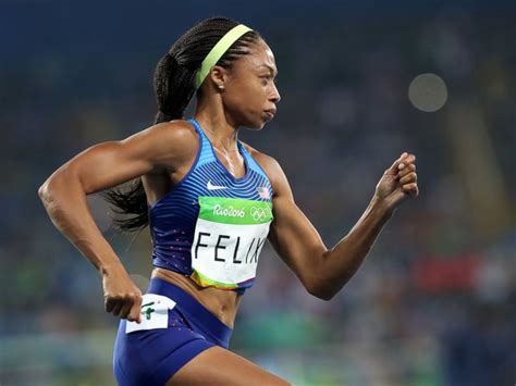 Allyson Felix Us Sprint Star Allyson Felix To Run 100m And 200m At
