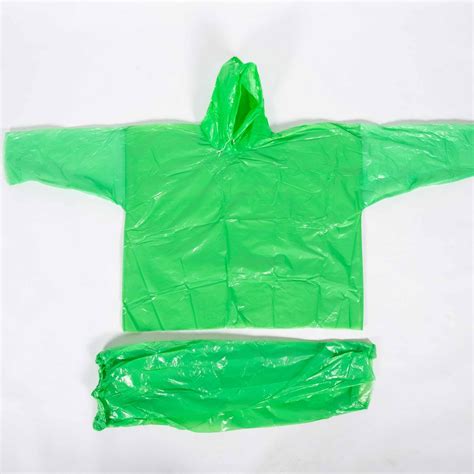 Jual Jas hujan setelan celana plastik sekali pakai / disposable